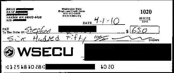 cheque front
